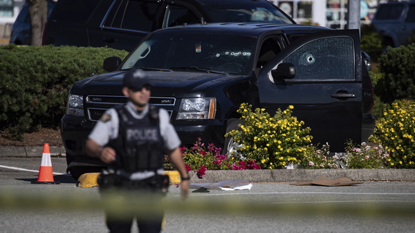 A gunman killed 2 people during a shooting rampage in a suburb of Vancouver, Canada
