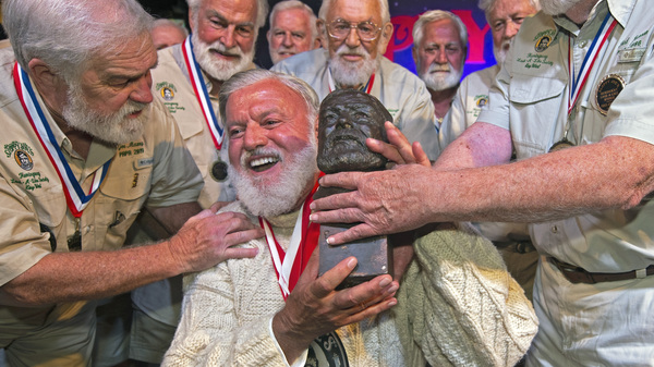 An attorney wins an Ernest Hemingway look-alike contest in Key West