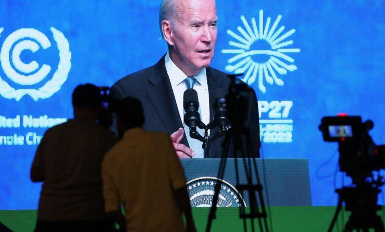 Biden says America is doing its part to prevent “climate hell.” Is it?