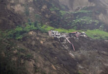 At least 16 people were killed in a landslide in central Ecuador