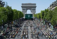 A massive dictation event takes over the iconic Champs-Élysées in Paris