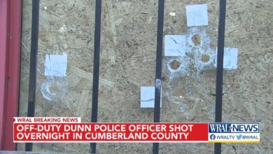 Off-duty officer shot overnight at Cumberland County gas station after witnessing crime, intervening