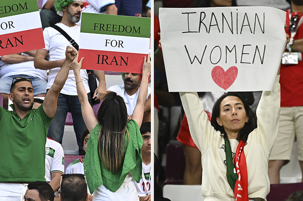 Iranian Soccer Players And Fans Protested At The World Cup In Solidarity With Anti-Government Demonstrations Back Home