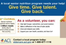 A local senior nutrition program needs your help!