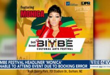 Monica, Durham Bimbé Festival headliner, says she was never contacted about festival