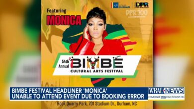 Monica, Durham Bimbé Festival headliner, says she was never contacted about festival