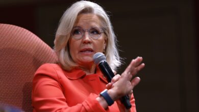 Former Republican Rep. Liz Cheney says she will vote for Vice President Harris