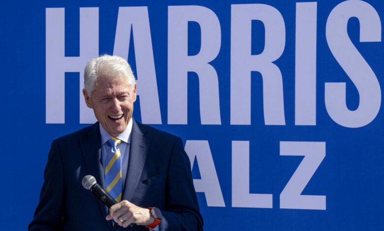 Former President Bill Clinton, Tim Walz rally in Durham and Winston-Salem as early voting kicks off