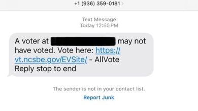 Mass text message reminds North Carolinians to vote, confusing those who have already