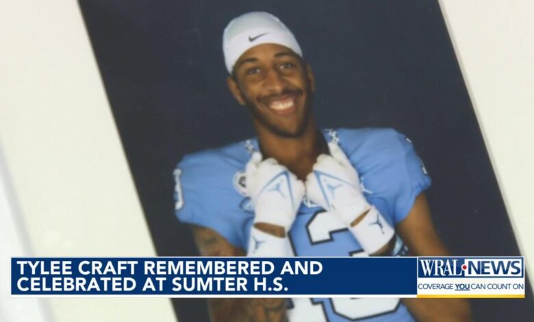 UNC's Tylee Craft remembered with memorial service in his hometown