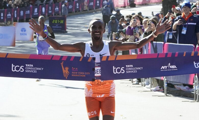 After 4 attempts, Abdi Nageeye wins the NYC marathon