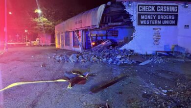 Back-to-back crashes: Mustang hits same Raleigh building 24 hours after pickup truck crash