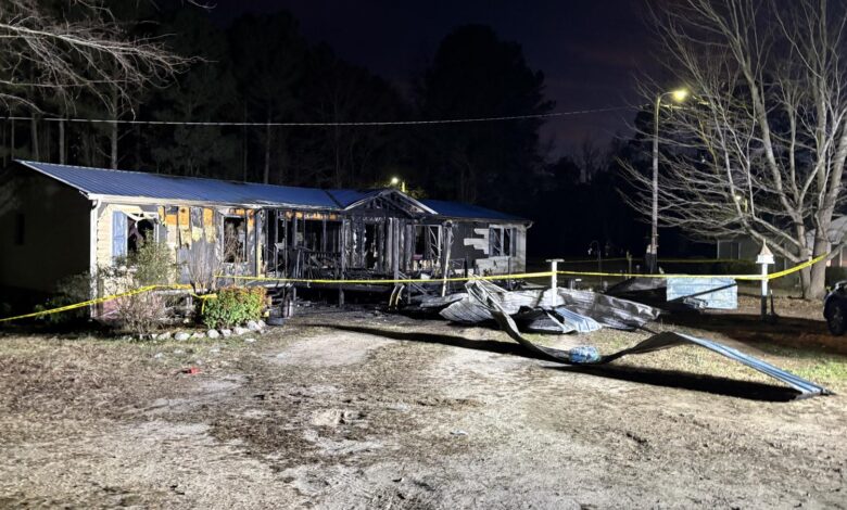 Four people hospitalized Saturday after Wake County fire