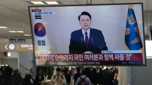 South Korea's president defends short-lived martial law decree, rejects impeachment efforts