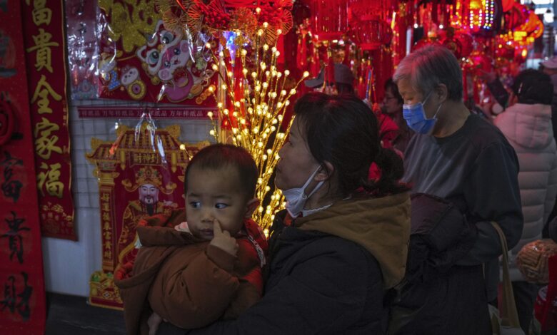 China's population falls for a third straight year, posing challenges for its economy