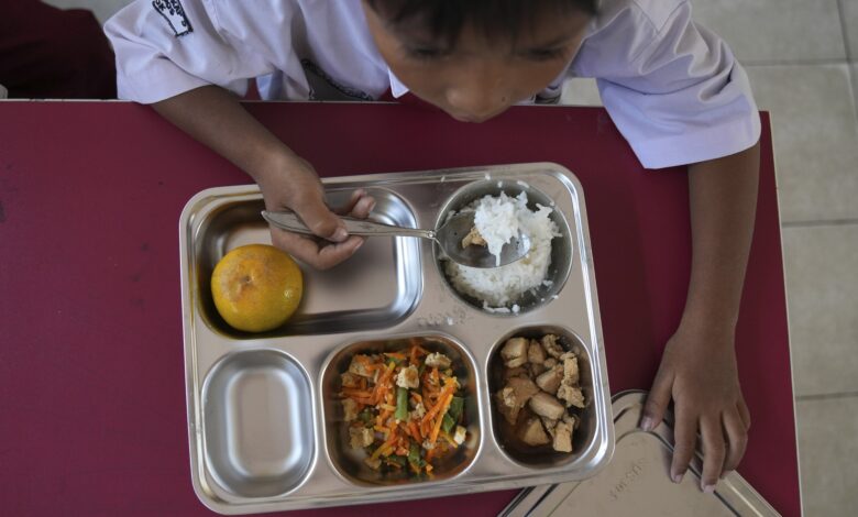 Indonesia launches free meals program to fight stunting