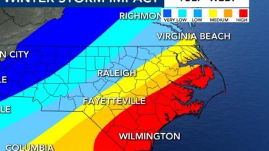 Snow at the beach? Bitter cold, coastal storm lead to 'unique' snow chance