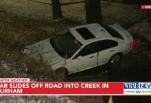 Vehicle pulled from creek after crash on Dearborn Drive, 2 hospitalized with minor injuries