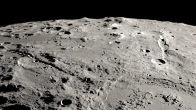 The moon's grand canyons were carved in the blink of an eye