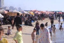 For Palestinians, a day at the beach is an all-too-brief escape from war