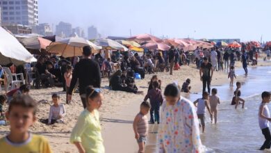 For Palestinians, a day at the beach is an all-too-brief escape from war