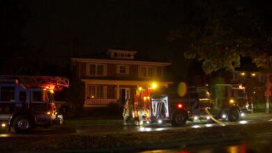 Raleigh home catches fire from lightning strike
