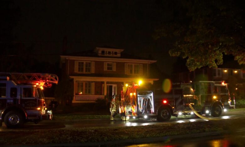 Raleigh home catches fire from lightning strike